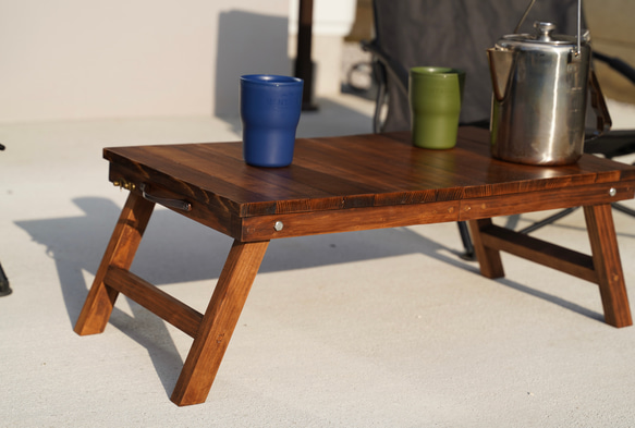 折りたたみローテーブル・アウトドアテーブル・キャンプテーブル 1枚目の画像