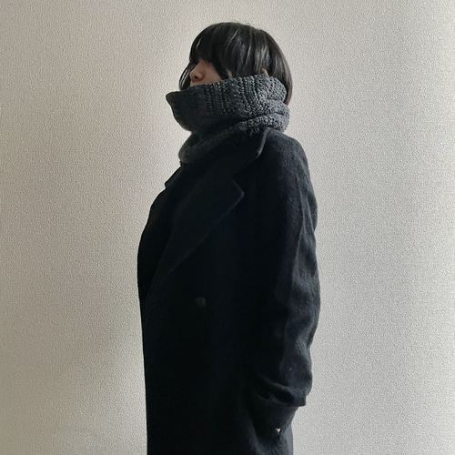 新品　JOURNAL STANDARD ウールネックウォーマー　ブラック JOURNAL STANDARD ウールネックウォーマー - 小物最高 の