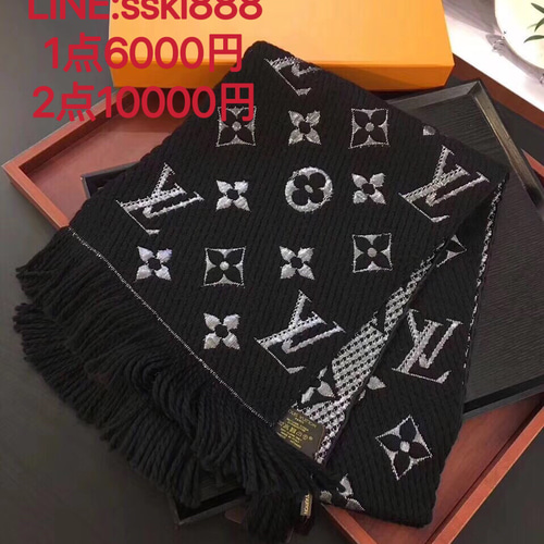 国内即発】Louis Vuitton LVメダリオンフリンジマフラーM79215
