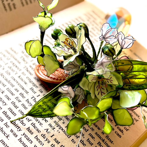 フラワーサンキャッチャー/アストロメリア サンキャッチャー あるてす