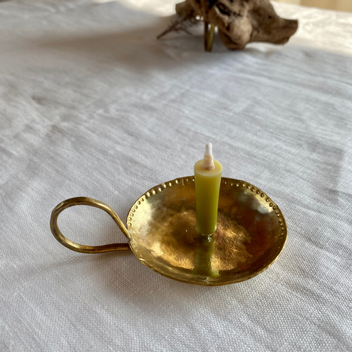 真鍮 昔ながらのキャンドルスタンド 【brass interior 】 キャンドル