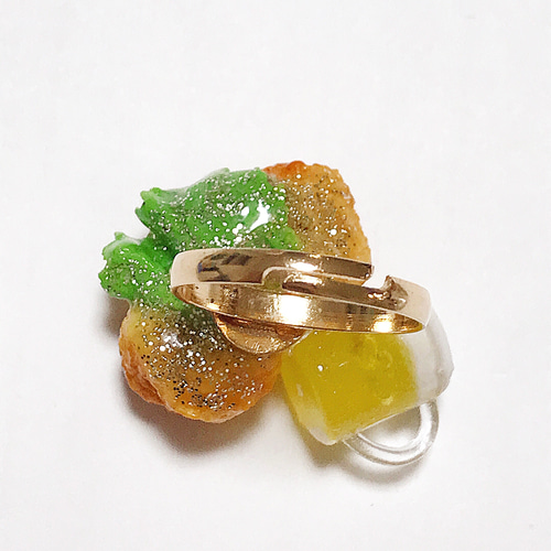 Xmasセール！】唐揚げビールのリング♡ミニチュア、フェイクフード