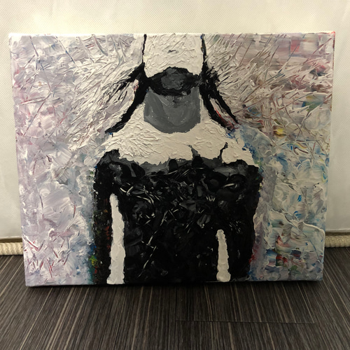 孤独〜alone〜 絵画 千刄〜zennin〜 通販 14961412｜Creema(クリーマ