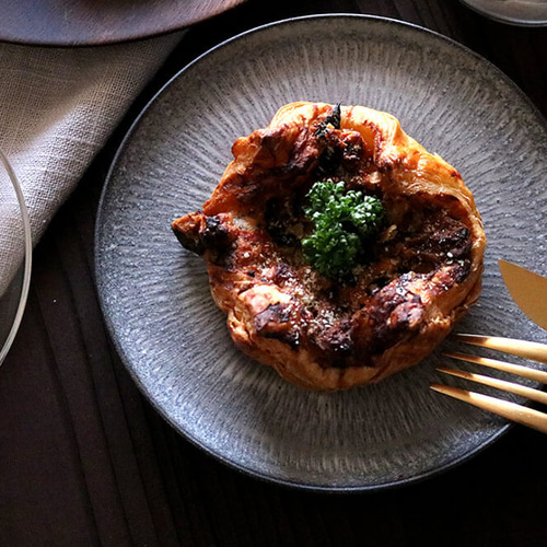 小石原焼 平皿 飛び鉋 取り皿 5寸皿 15cm 森山寛二郎 實山窯 陶器