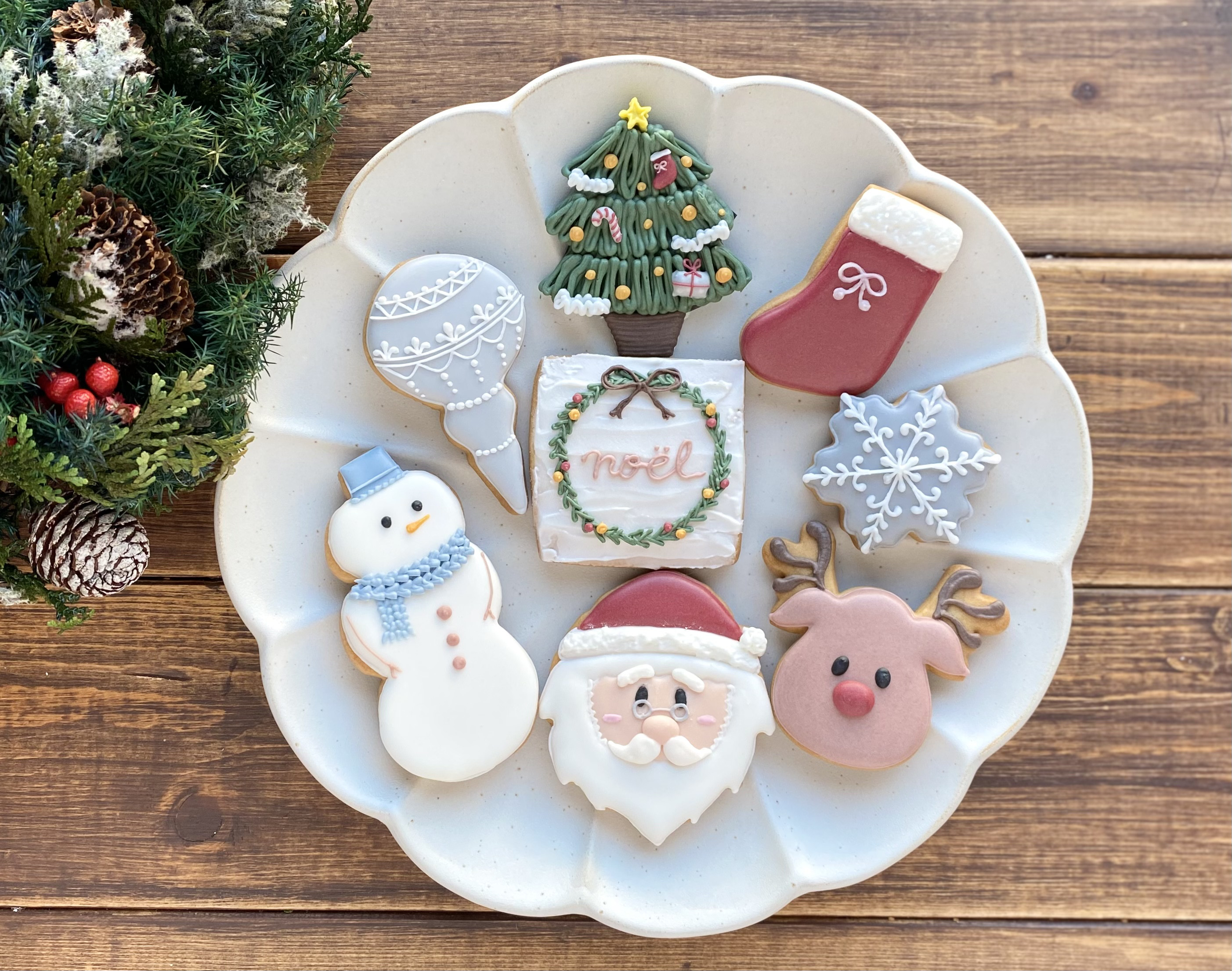 予約販売】《8枚入り》クリスマス☆アイシングクッキー(12/16頃