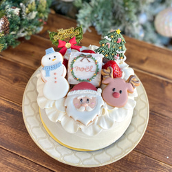 【予約販売】《5枚入り》クリスマス☆アイシングクッキー(12/16頃より順次発送） 3枚目の画像