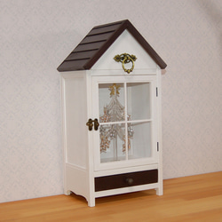 ホワイトシャビーなコレクションラック 棚・シェルフ・ラック putto