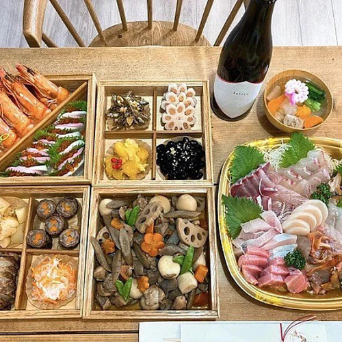 メーカー 一覧 松屋漆器店 木製重箱 3段 仕切り付き 未使用品 四角い おせち お重 食器