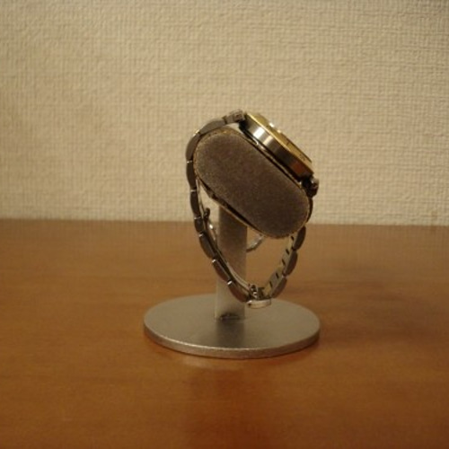 クリスマス Xmas 2本掛けブラック楕円パイプ腕時計スタンド ak-design