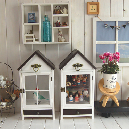 三角屋根のディスプレイケース 棚・シェルフ・ラック green-vega 通販