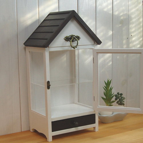 三角屋根のディスプレイケース 棚・シェルフ・ラック green-vega 通販