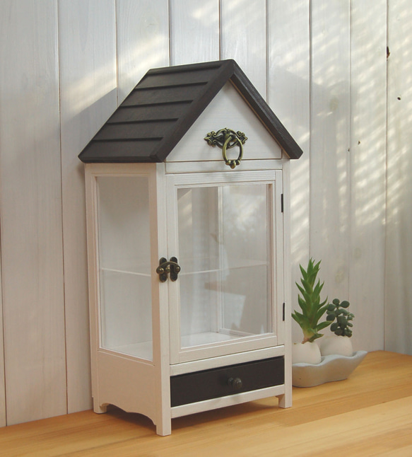 三角屋根のディスプレイケース 棚・シェルフ・ラック green-vega 通販