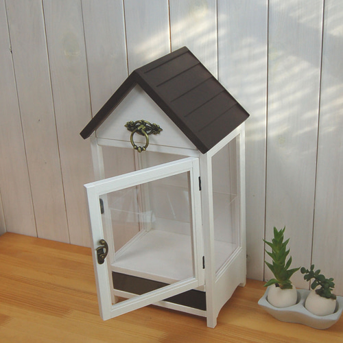 三角屋根のディスプレイケース 棚・シェルフ・ラック green-vega 通販