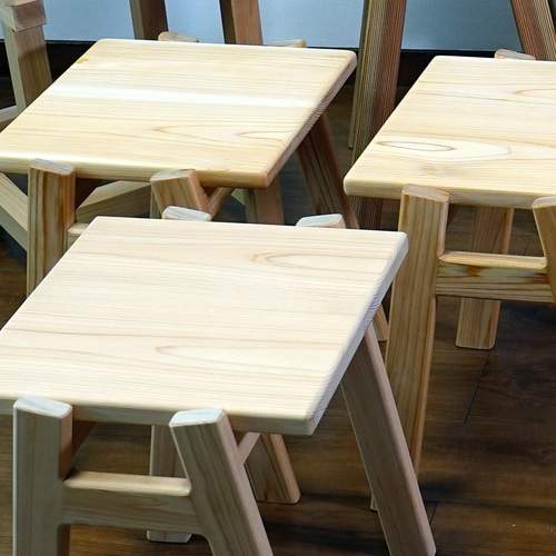 ひのき製 手作り スツール 手作り椅子スツール通販｜手作り家具工房JIN 手作り家具工房 JIN
