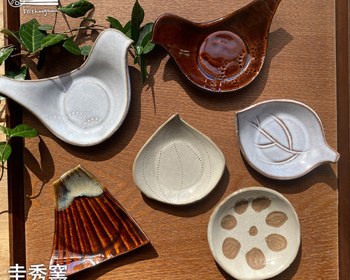 新品　陶器　陶芸作家　豆皿14個　413 美濃焼 まめ皿セット | 江戸っ子恐竜 | 六客 | awasaka