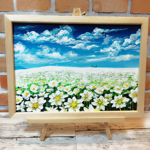 絵画 （A） 美品] ODYSSEY Ai-ONE MILLED THREE T 34インチ絵画油絵マーガレット