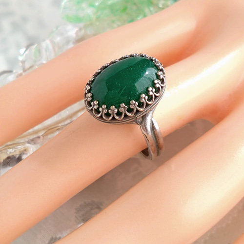 【人気】Simuero Ola Ring 宝石 海 リング ペリドット グリーン OLA GREEN - Handmade gold plated ring | Simuero