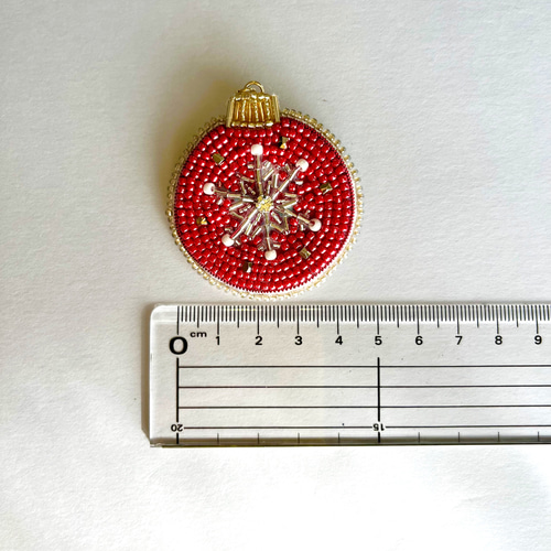 【リュウキュウアカショウビン】ビーズ刺繍ブローチバッグチャーム アカショウビン | STORES