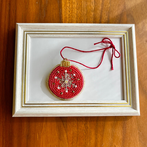 【リュウキュウアカショウビン】ビーズ刺繍ブローチバッグチャーム リュウキュウアカショウビン】ビーズ刺繍ブローチバッグチャーム