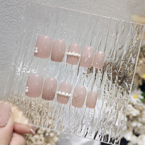 2022.11新作♥即日発送】韓国ファッション ラメグラデ♡リングネイル