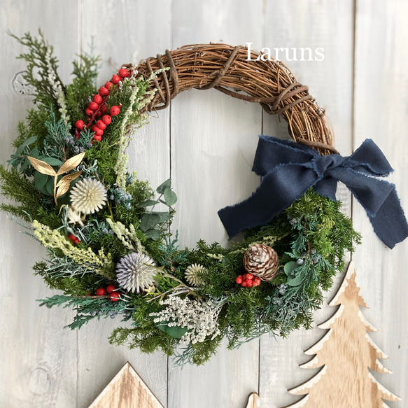 ニトリ NITORI  クリスマス リース  赤 あか   リボン チェック ニトリ NITORI クリスマス リース 赤 あか リボン チェック 【公式通販】