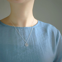 羊コインネックレス２本セットEigðu góðan dag necklace　silver　パールネックレス　シルバー 17枚目の画像