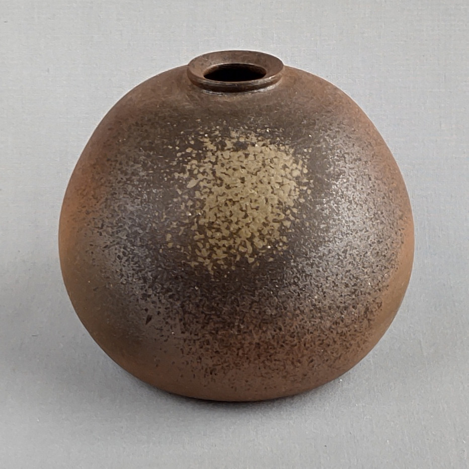 花入れ　焼締め　薪窯　【商品番号：00006】