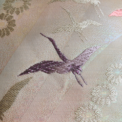 絹の帯からスマホショルダー　飛鶴文様　帯リメイク231 13枚目の画像
