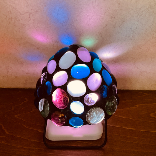 色が変わる！きのこのイルミネーションランプC 電池式 LED リモコン