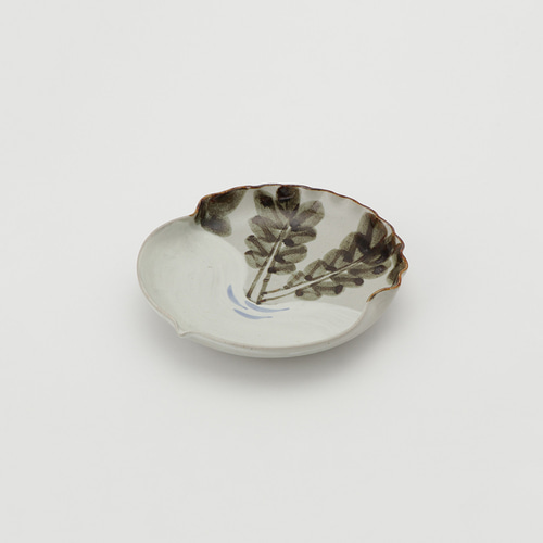 受注生産】京焼・清水焼 龍豊窯 石田滋圭 錆絵蕪皿 中皿 龍豊窯 通販