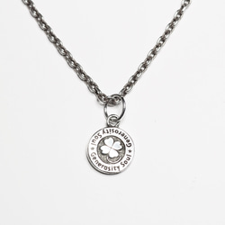 偶然見つけた、四つ葉のクローバー、摘んでみませんか？【clover mini medal （pendant top）】 2枚目の画像