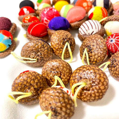 森のどんぐり＊和の彩りチャーム5個 チャーム totori 通販 14965444