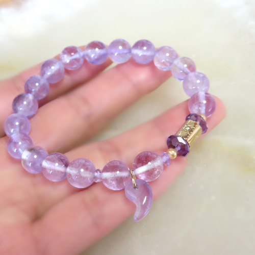 アメジストの勾玉ジュエルブレスレット ブレスレット ConNectarth 通販