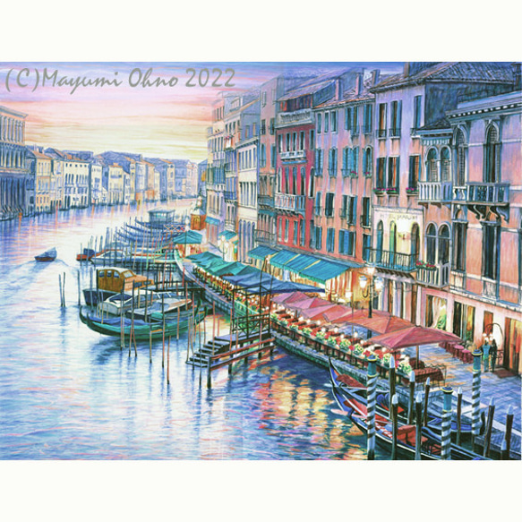 額装☆アメリカで版画化☆イタリア ベネチア ベニス 版画 風景画 額装☆アメリカで版画化☆イタリア ベネチア ベニス 版画 風景画