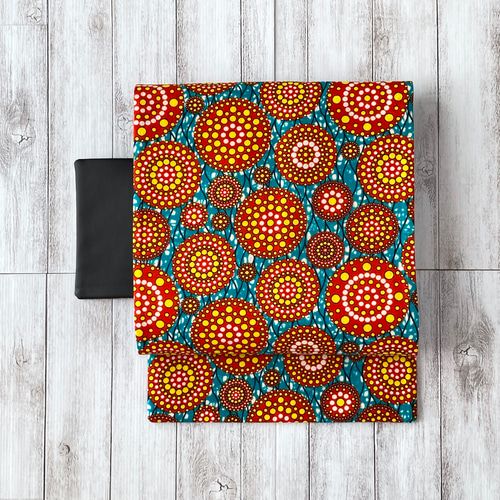 オレンジ色　壺と葉の刺繍 袋帯 Shopping ファッション オレンジ色 壺と葉の刺繍 袋帯