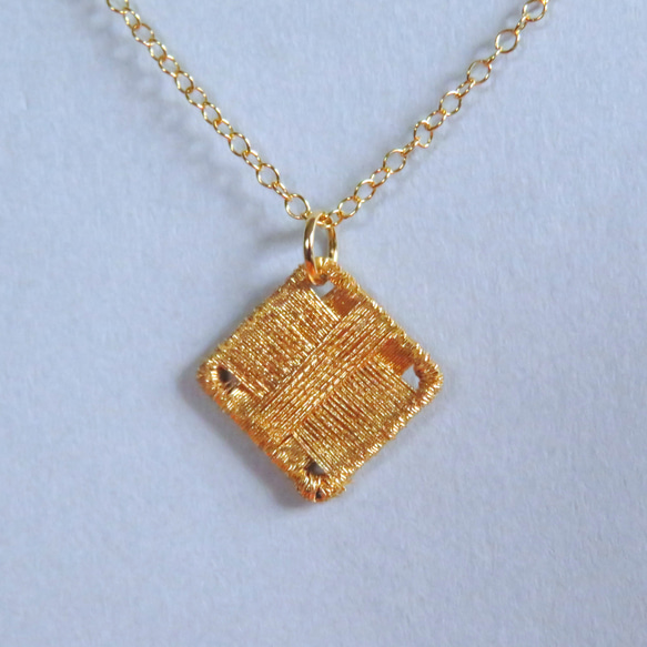 限定クリスマスコフレ / sv925 18KGP  / square necklace & イヤーカフ 15枚目の画像