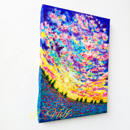 SUIMEN』アクリル絵画 40×40cm acrylpaint art_01 SUIMEN』アクリル