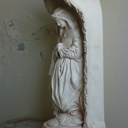 マリア像 アンティーク風 置物 聖母像 マリア様 石膏像 カトリック クリスマス 聖夜 3枚目の画像