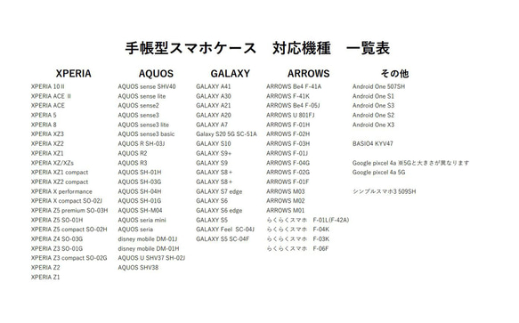 手帳型スマホケース　全機種対応　iphoneケース　亀 5枚目の画像