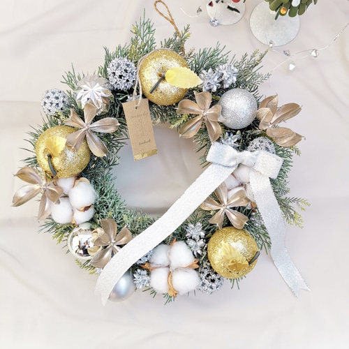最終SALE!直径約26センチ!Happy Christmas♡クリスマスリース 最終SALE!直径約26センチ!Happy Christmas♡クリスマスリース