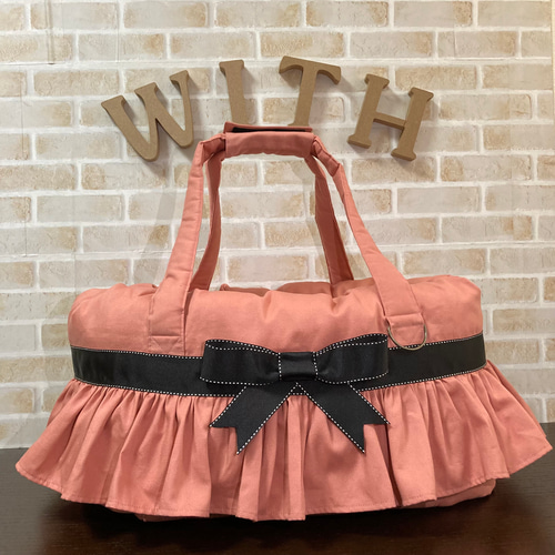受注生産】犬 ペット 3way バッグ（ベッド+ドライブベッド+キャリー