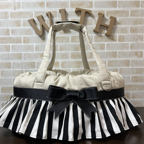 受注生産】犬 ペット 3way バッグ（ベッド+ドライブベッド+キャリー