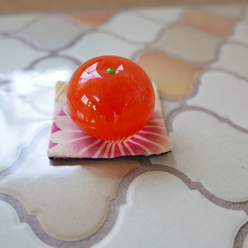 ガラスのみかん その他置物 熊谷ガラス工房 通販 14966730｜Creema