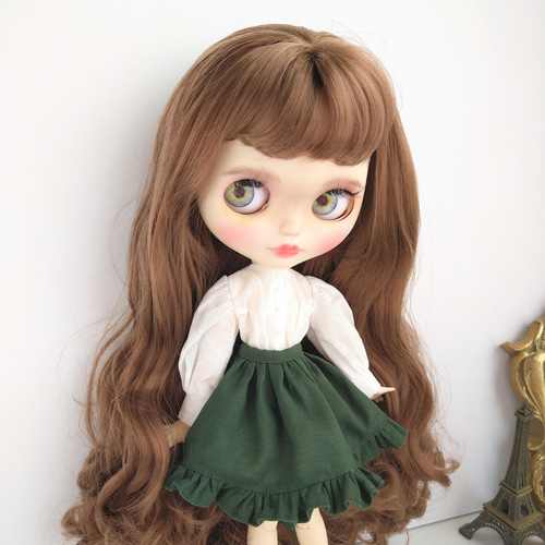 ドール用　衣装(カーキグリーン)　アウトフィット　1/4サイズ　ハンドメイド 楽天市場】球体関節人形 女の子 Ayaneフルセット 本体 服