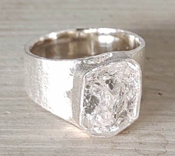 鉱物の表情＊topaz 925 ring 6枚目の画像