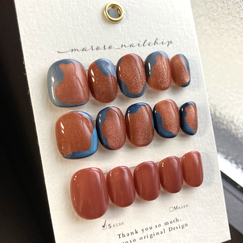 ネイルチップ/マグネットネイル/個性派ネイル/ネイル/ショートネイル