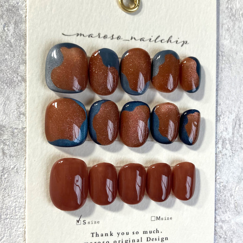 ネイルチップ/マグネットネイル/個性派ネイル/ネイル/ショートネイル
