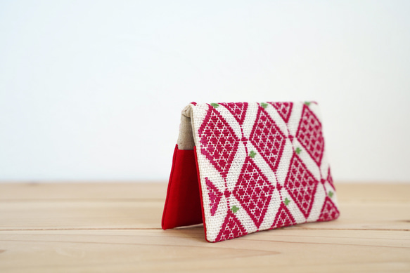 北欧リンゴの名刺入れ | カードケース | こぎん刺し 名刺入れ・カード