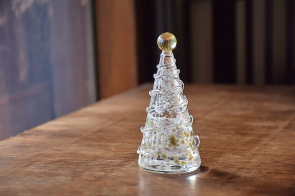 ガラスのクリスマスツリー　Bianco 1枚目の画像