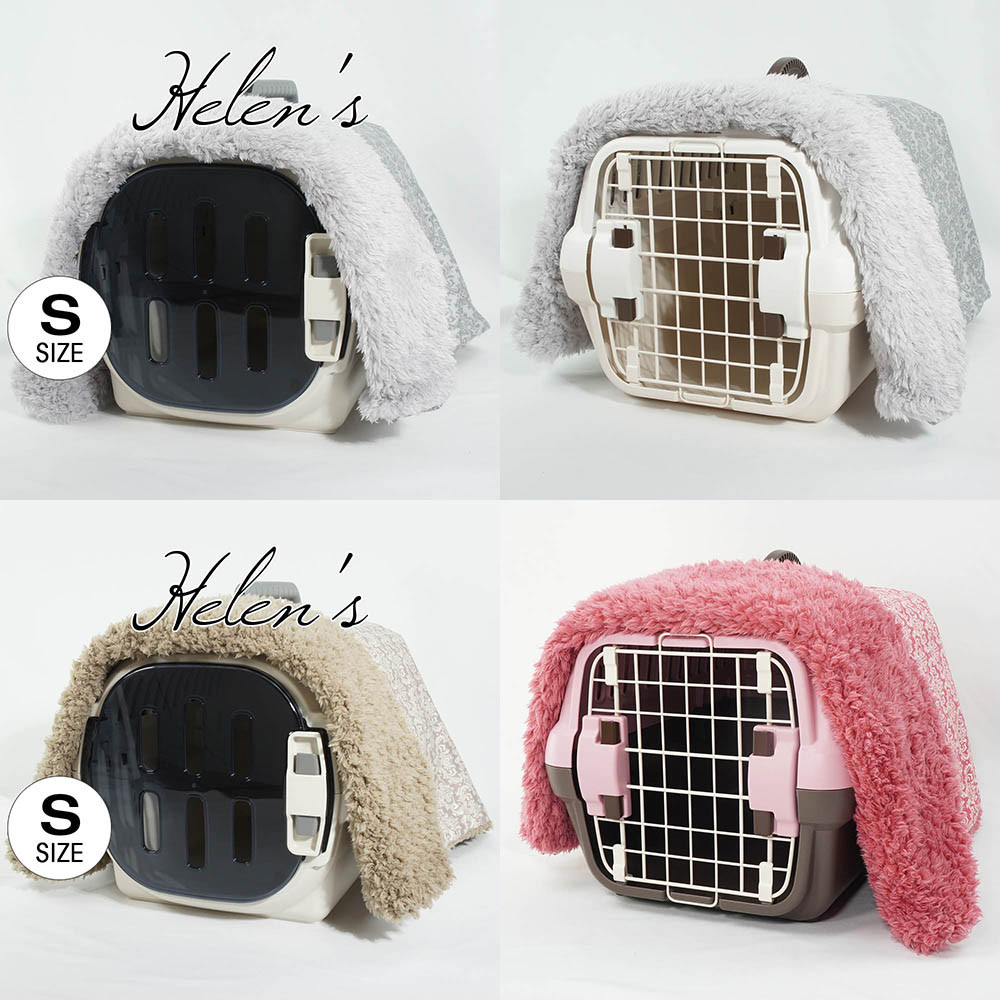 【送料*無料】あったかキャリーカバーブランケットS ダマスク グレー・ベージュ・ピンク＜マルチ幅＞トグルボタン無し